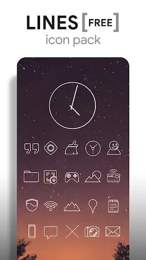 Play Lines - Icon Pack  and enjoy Lines - Icon Pack with UptoPlay
