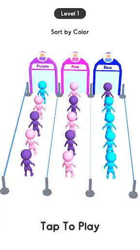 Play Line Sort 3D  and enjoy Line Sort 3D with UptoPlay