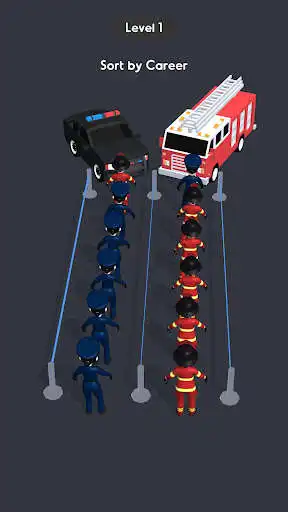 Play Line Sort 3D as an online game Line Sort 3D with UptoPlay
