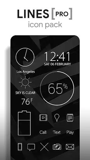 Play Lines Pro - Icon Pack  and enjoy Lines Pro - Icon Pack with UptoPlay