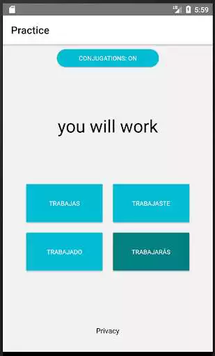 Play Ling-Academy Learn Spanish Conjugation Flashcards and enjoy Ling-Academy Learn Spanish Conjugation Flashcards with UptoPlay Play Ling-Academy Learn Spanish Conjugation Flashcards and enjoy Ling-Academy Learn Spanish Conjugation Flashcards with UptoPlay