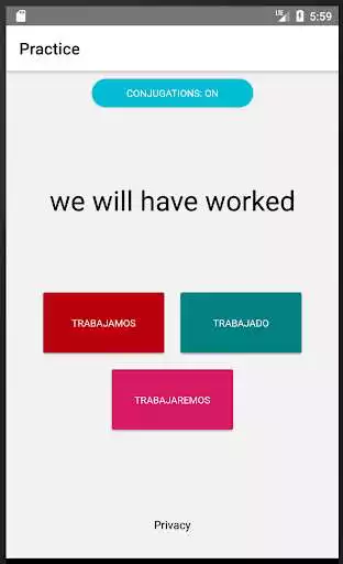 Play Ling-Academy Learn Spanish Conjugation Flashcards as an online game online Ling-Academy Learn Spanish Conjugation Flashcards with UptoPlay com.lingacademyapp Play Ling-Academy Learn Spanish Conjugation Flashcards as an online game Ling-Academy Learn Spanish Conjugation Flashcards with UptoPlay