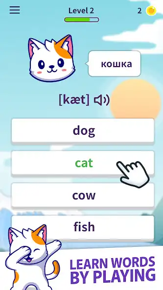 Play Lingo Cat: Learn English Words  and enjoy Lingo Cat: Learn English Words with UptoPlay