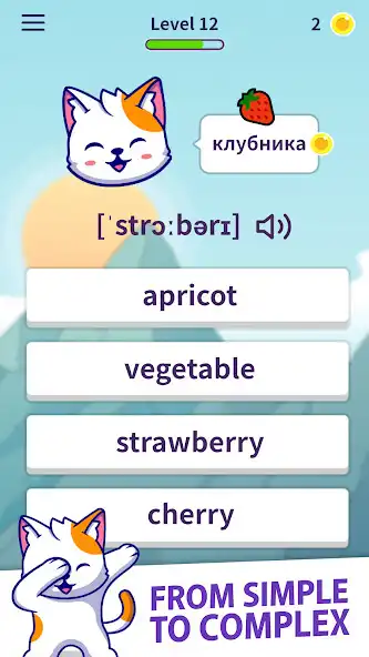 Play Lingo Cat: Learn English Words as an online game Lingo Cat: Learn English Words with UptoPlay