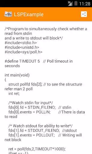 Play APK Linux System Programming Eg  and enjoy Linux System Programming Eg with UptoPlay com.jids.lspexample