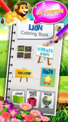 Play Lion Coloring Book Play Lion Coloring Book