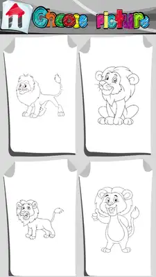 Play Lion Coloring Book Play Lion Coloring Book