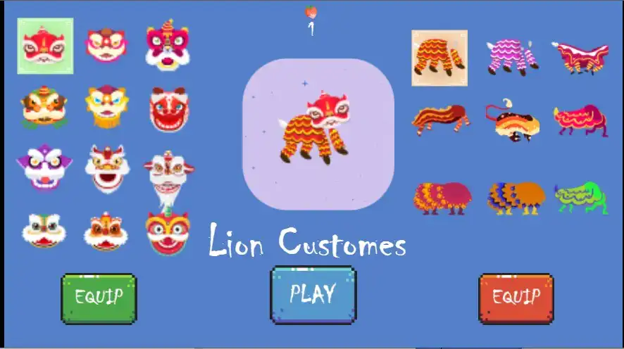 Play Lion Dance: Endless run as an online game Lion Dance: Endless run with UptoPlay