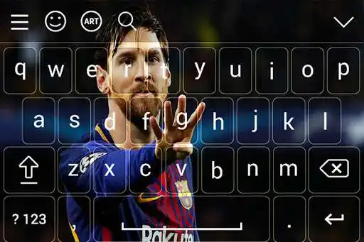 Play Lionel Messi keyboard theme as an online game Lionel Messi keyboard theme with UptoPlay