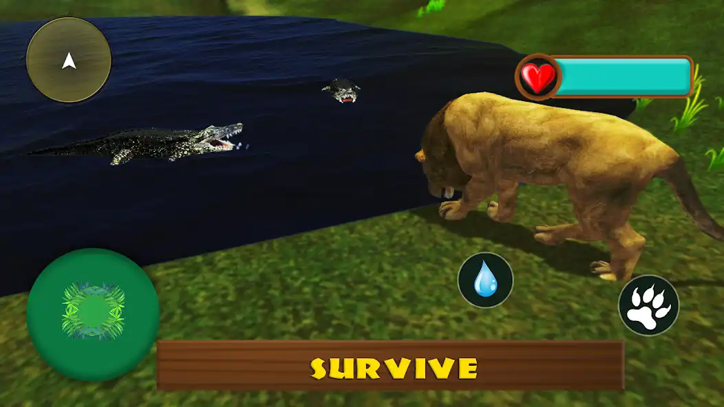 Play Lion Family Simulator 3d as an online game Lion Family Simulator 3d with UptoPlay