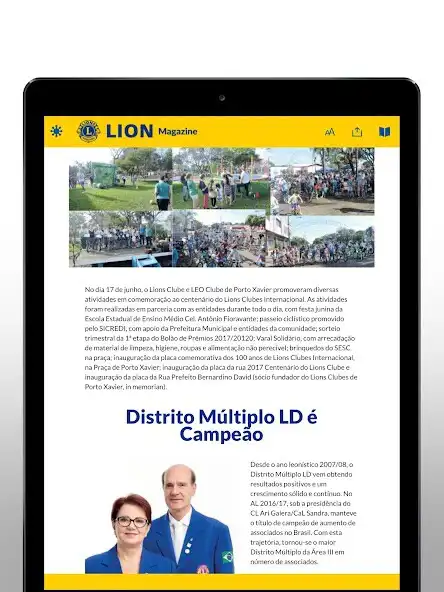 Play LION Magazine Brasil LA LB LD as an online game LION Magazine Brasil LA LB LD with UptoPlay