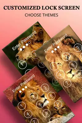Play Lion Passcode Lock Screen