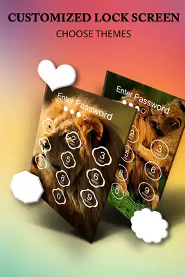 Play Lion Passcode Lock Screen