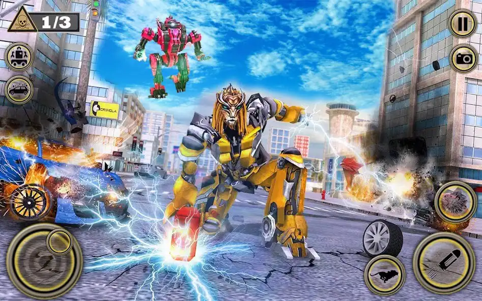 Play Lion Robot Car Transform Game  and enjoy Lion Robot Car Transform Game with UptoPlay