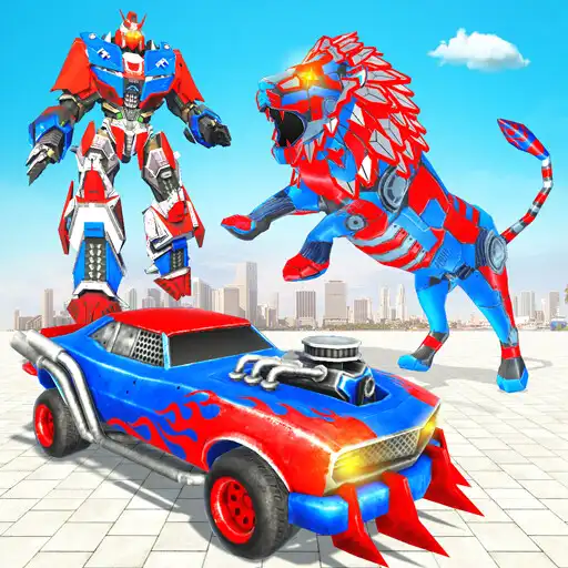 Play Lion Robot Car Transform Games APK