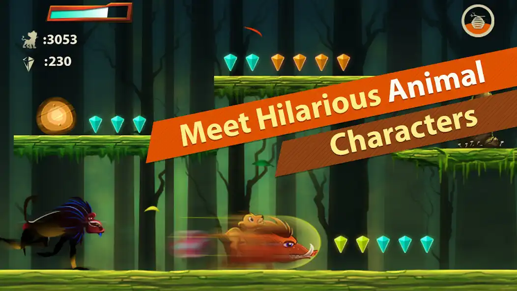 Play Lion Run- Adventure King as an online game Lion Run- Adventure King with UptoPlay