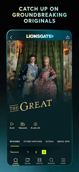 Play LIONSGATE+  and enjoy LIONSGATE+ with UptoPlay