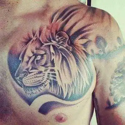 Play Lion Tattoo Design