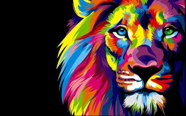 Play Lion Vector Live Wallpaper