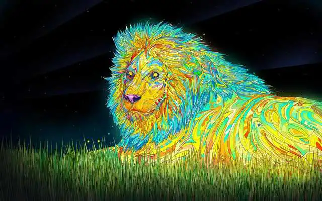Play Lion Vector Live Wallpaper