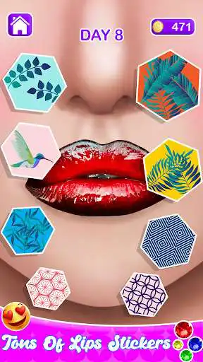 Play Lip Art ASMR Lipstick Games as an online game Lip Art ASMR Lipstick Games with UptoPlay