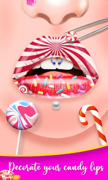 Play Lip Art Parlor Lipstick Alley as an online game Lip Art Parlor Lipstick Alley with UptoPlay