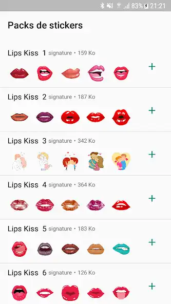 Play Lips  Kiss Stickers  and enjoy Lips  Kiss Stickers with UptoPlay