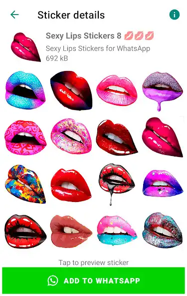 Play Lips Stickers for WhatsApp as an online game Lips Stickers for WhatsApp with UptoPlay