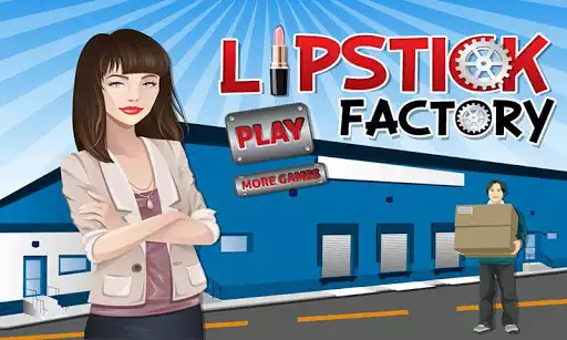 Play Lipstick factory  maker fun