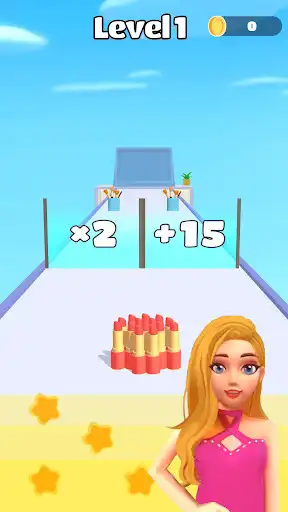 Play Lipstick Run as an online game Lipstick Run with UptoPlay