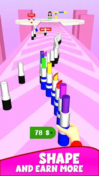 Play Lipstick Stack Runner  and enjoy Lipstick Stack Runner with UptoPlay