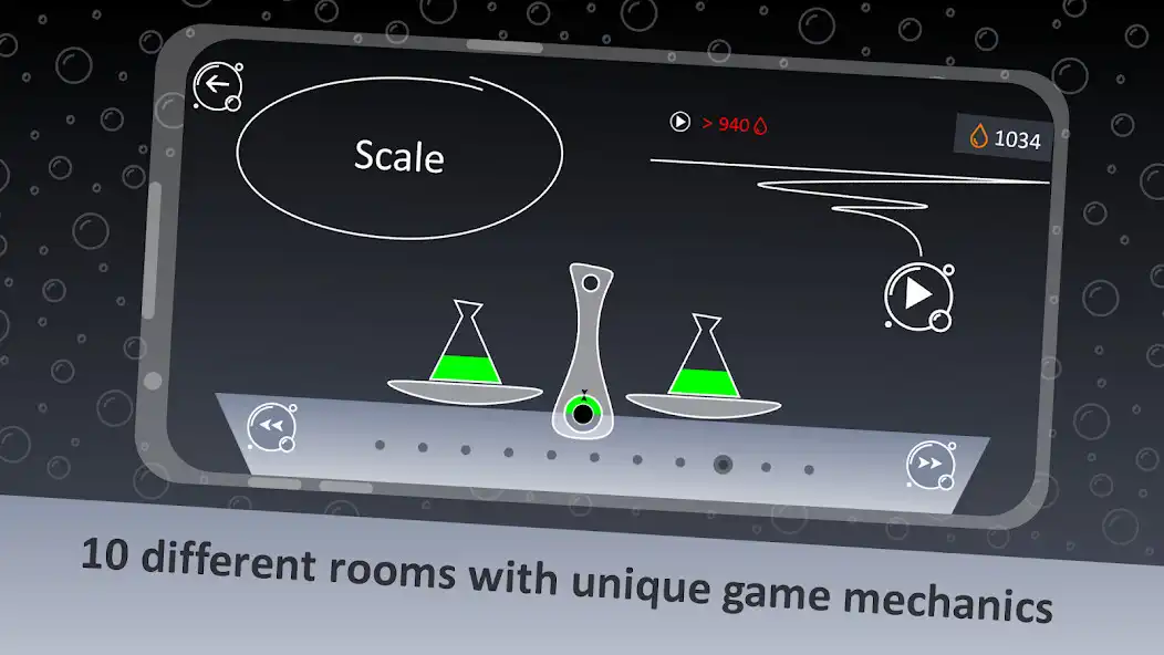 Play LiquidLab: logical puzzle game as an online game LiquidLab: logical puzzle game with UptoPlay