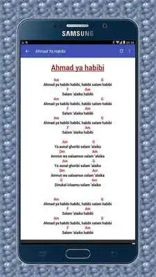 Play Lirik dan Chord Lagu Sholawat
