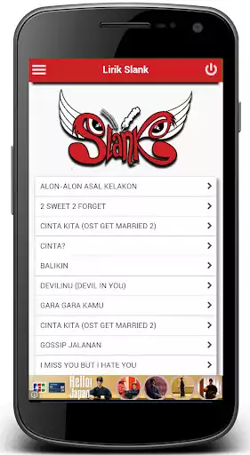 Play Lirik dan Chord Slank