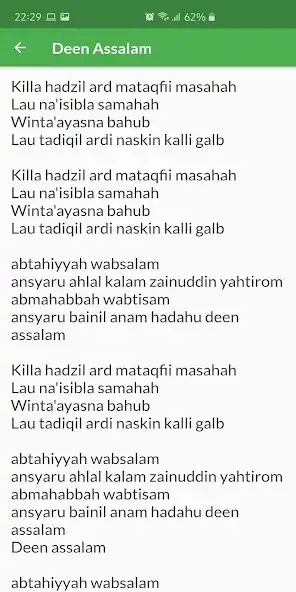 Play Lirik Lagu Nissa Sabyan Terlengkap Offline as an online game Lirik Lagu Nissa Sabyan Terlengkap Offline with UptoPlay