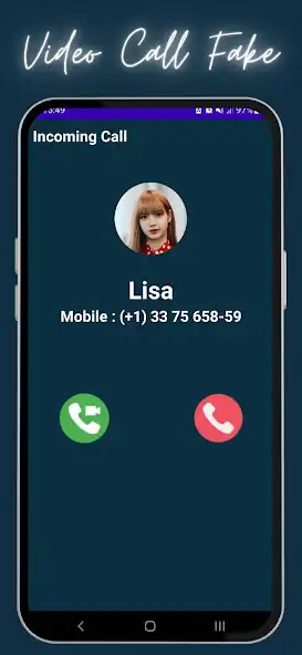 Play Lisa BlackPink Video Call Fake as an online game Lisa BlackPink Video Call Fake with UptoPlay