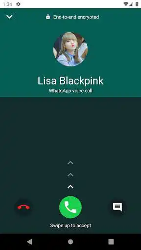 Play Lisa Fake Call as an online game Lisa Fake Call with UptoPlay