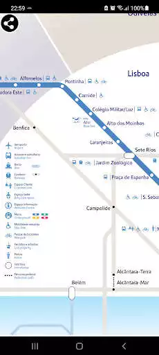 Play APK Lisbon Metro Map  and enjoy Lisbon Metro Map with UptoPlay map.metro.Lisbon.Metro