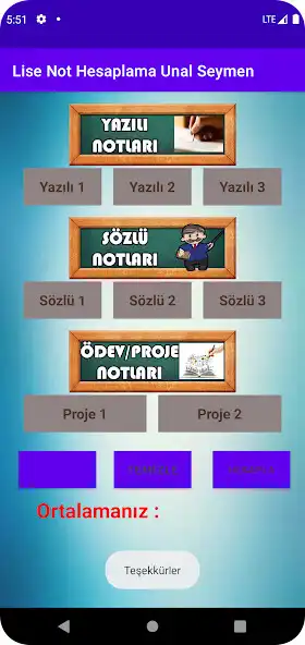 Play Lise Not ve Belge Hesaplama as an online game Lise Not ve Belge Hesaplama with UptoPlay