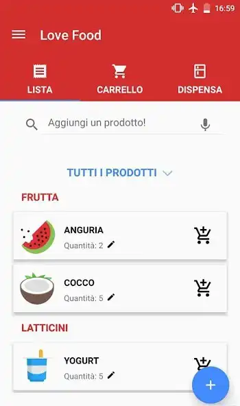 Play Lista della spesa - Love Food as an online game Lista della spesa - Love Food with UptoPlay