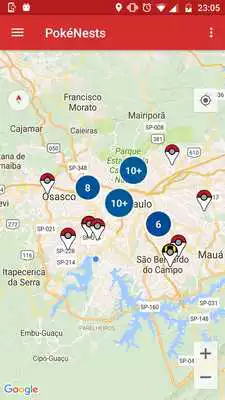 Play Lista Ninhos (para Pokemon Go)