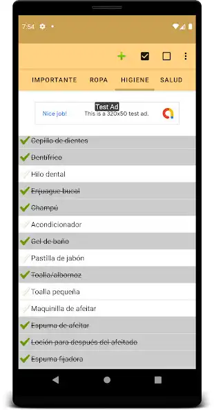 Play Lista simple de equipaje  and enjoy Lista simple de equipaje with UptoPlay