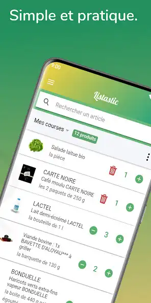 Play Listastic - Liste de courses  and enjoy Listastic - Liste de courses with UptoPlay