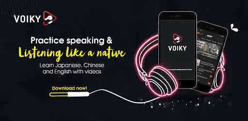Play Listening Japanese, Chinese and English: Voiky  and enjoy Listening Japanese, Chinese and English: Voiky with UptoPlay