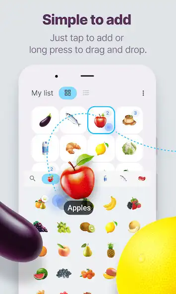 Play Listic - Visual shopping list as an online game Listic - Visual shopping list with UptoPlay