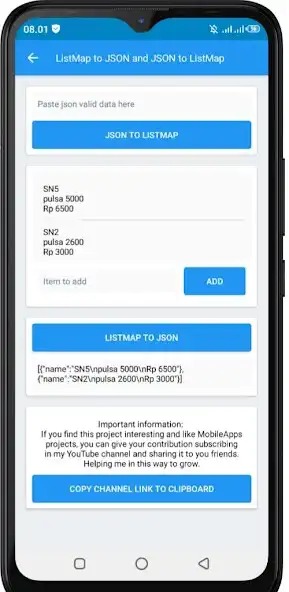 Play ListMap to Json-ListMap as an online game ListMap to Json-ListMap with UptoPlay