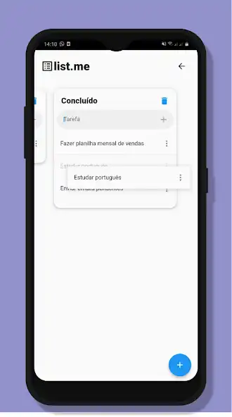 Play List.me: Organize suas tarefas as an online game List.me: Organize suas tarefas with UptoPlay