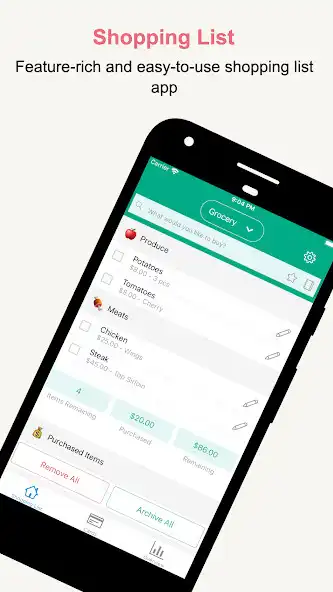Play Listry: Grocery Shopping List Maker Budget Tracker  and enjoy Listry: Grocery Shopping List Maker Budget Tracker with UptoPlay