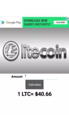 Play Litecoin/USD Converter Play Litecoin/USD Converter