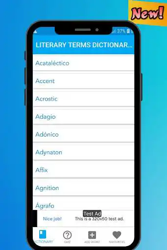Play Literary Terms Dictionary App as an online game Literary Terms Dictionary App with UptoPlay